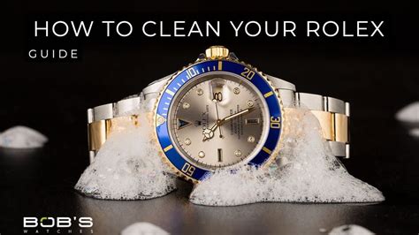 nettoyer rolex|how to clean Rolex crystals.